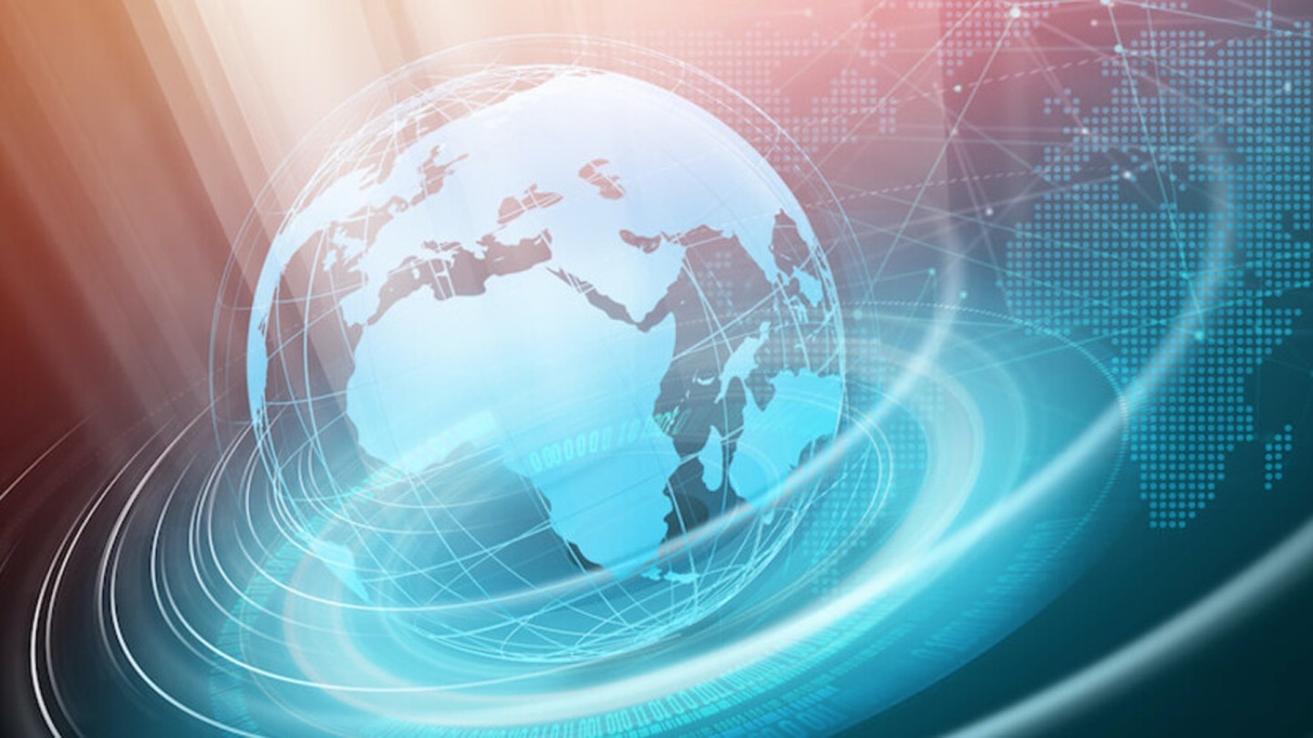 A photo of a stylised globe 