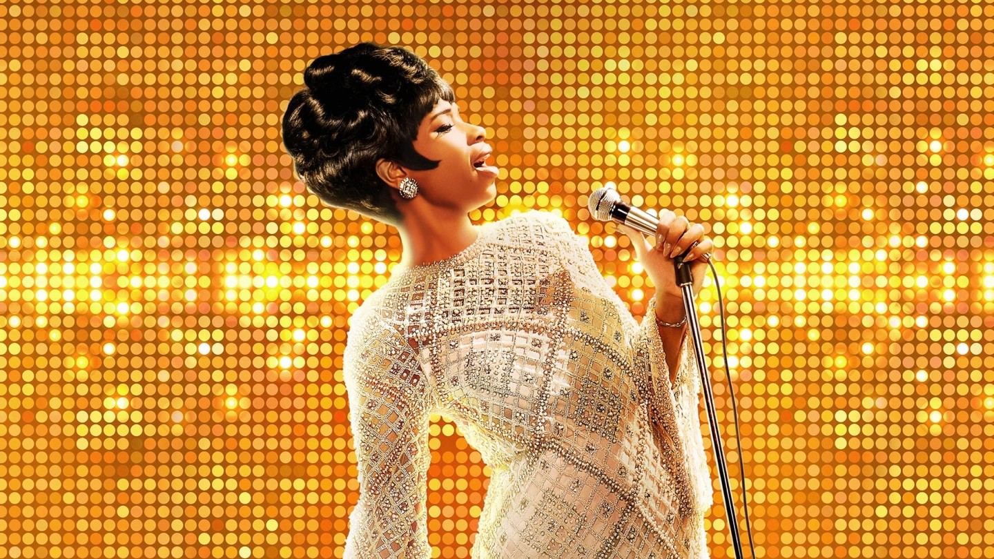 Key art for Respect, showing Jennifer Hudson as Aretha Franklin