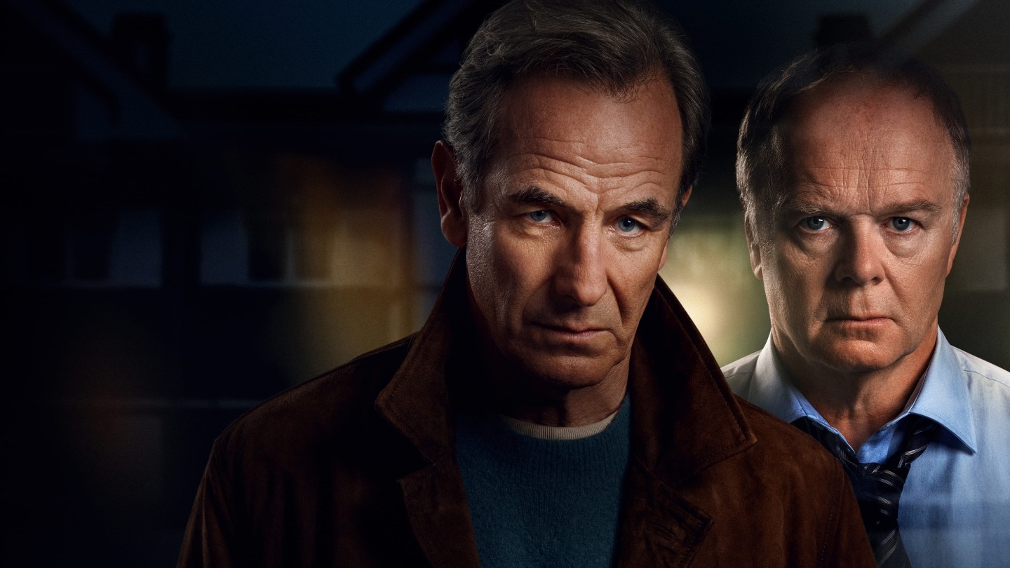 Key art for The Game shows Jason Watkins and Robson Green