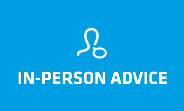 In Person Advice