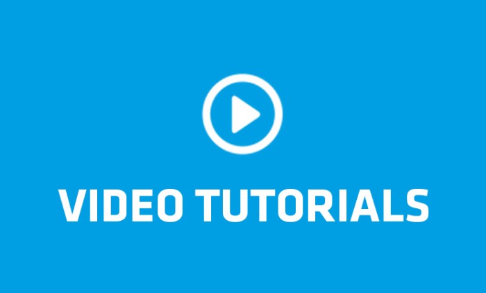 Video Tutorials