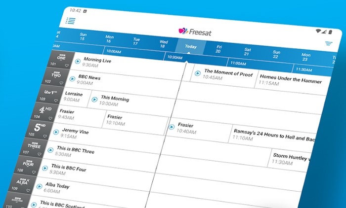 Freesat App - TV Guide