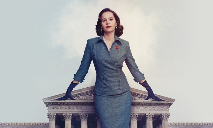 Promotional image for On the Basis of Sex (2018) shows Felicity Jones