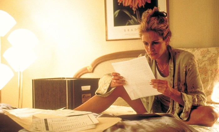 Julia Roberts as Erin Brockovich