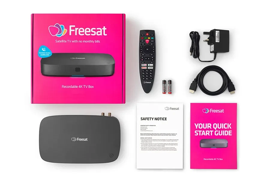 Freesat Recordable 4K TV Box