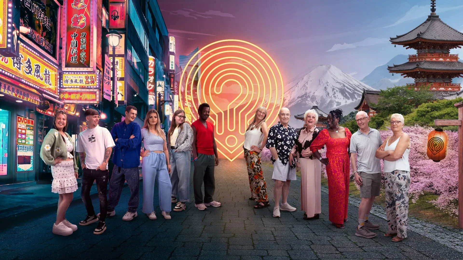 Participants in Channel 4s new reality game show Worlds Apart