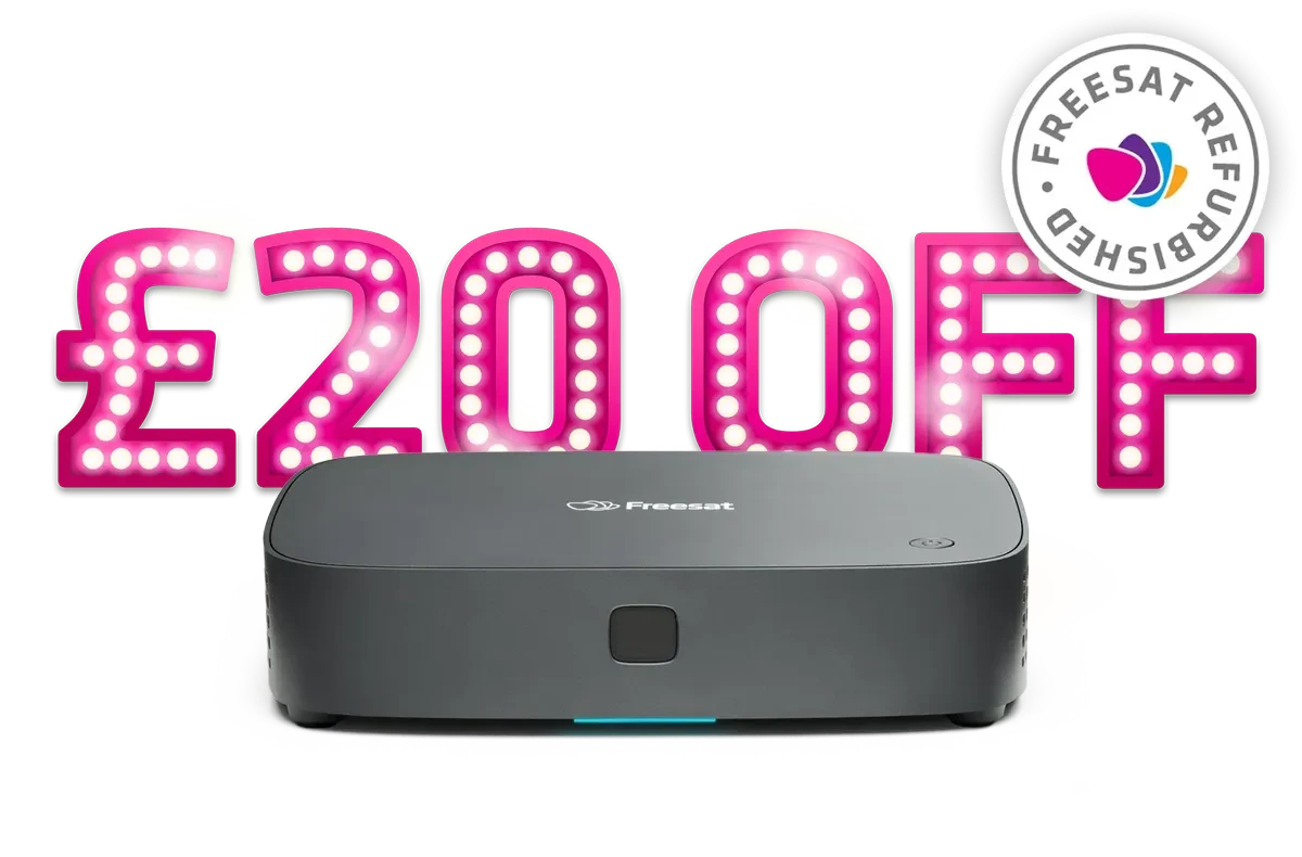 Freesat Black Friday offer - £20 off the refurbished 4K TV Box (Non-recordable)