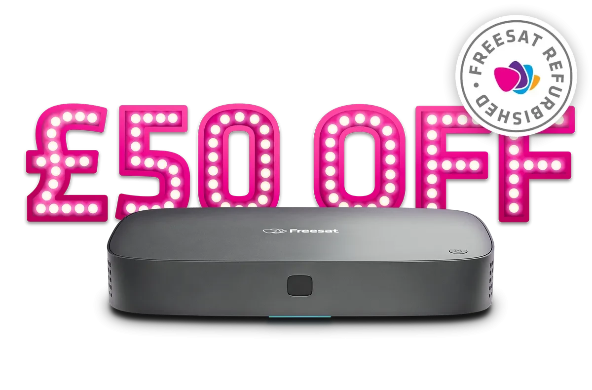 Black Friday offer - £50 off the refurbished Freesat Recordable 4K TV Box