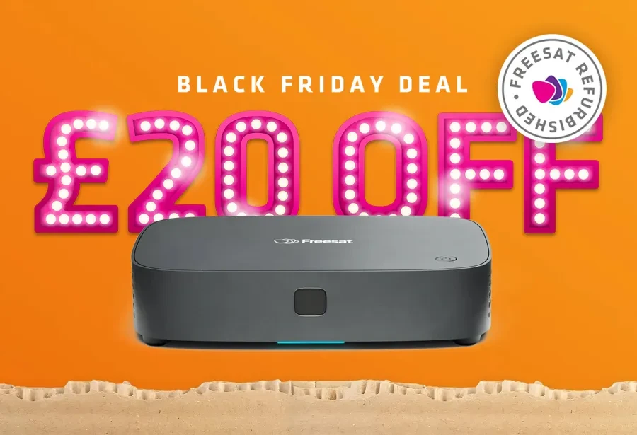 Freesat Black Friday offer - £20 off the refurbished 4K TV Box (Non-recordable)