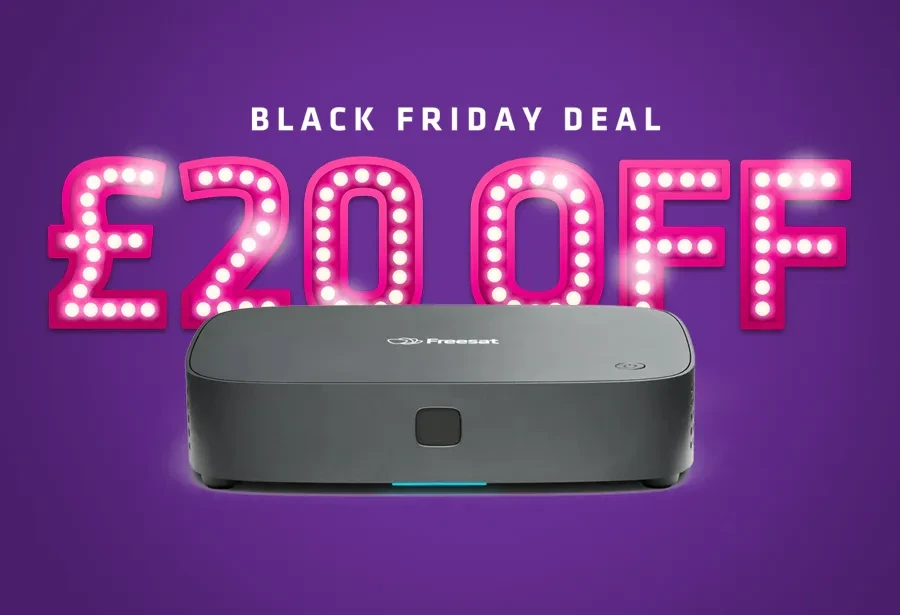 Black Friday offer - £20 off the Freesat 4K TV Box (Non-recordable)