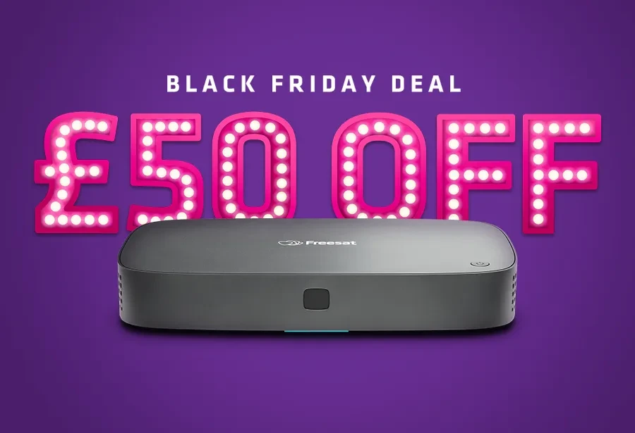 Black Friday offer - £50 off the Freesat Recordable 4K TV Box 