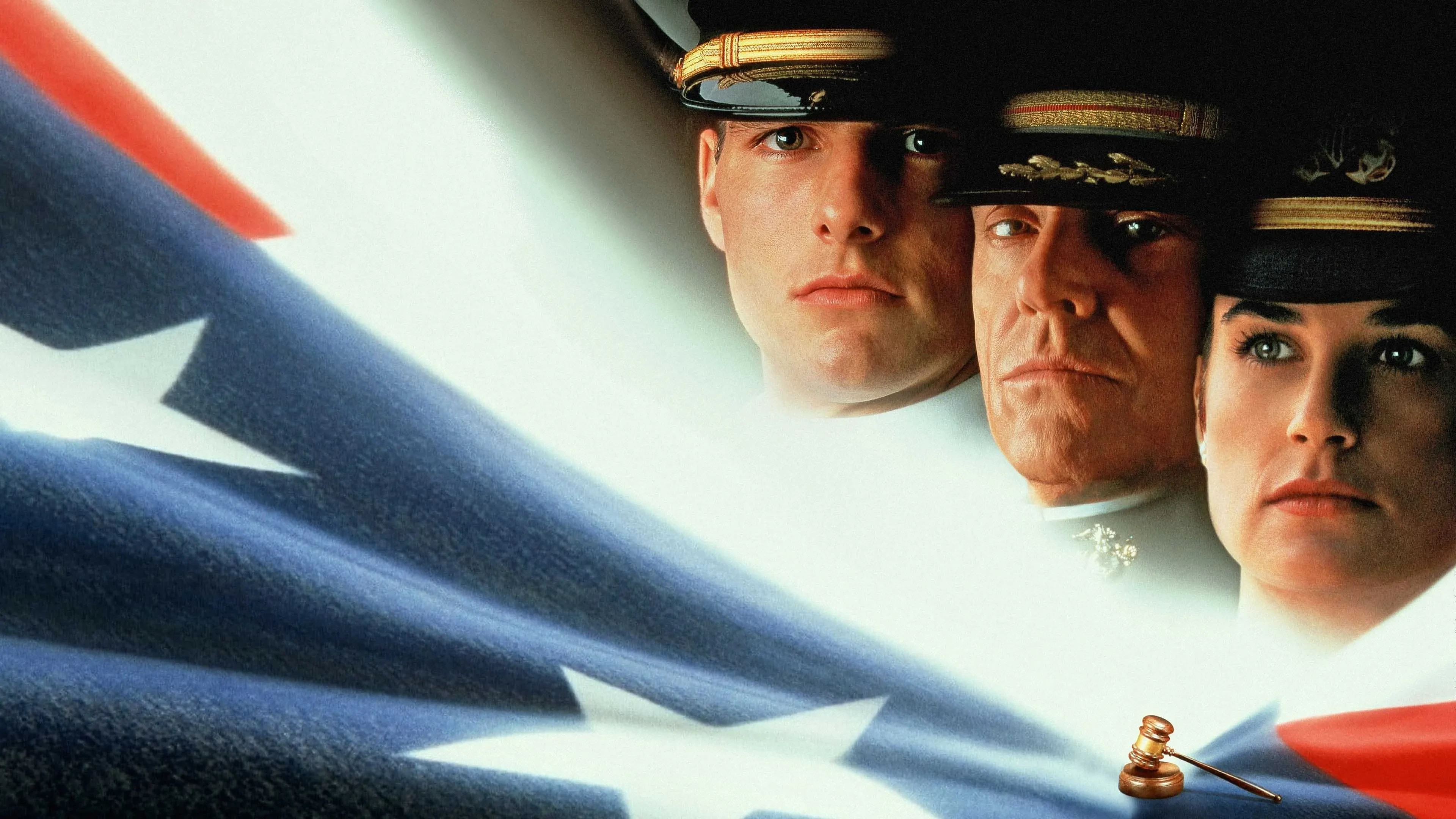 Tom Cruise, Jack Nicholson and Demi Moore in A Few Good Men