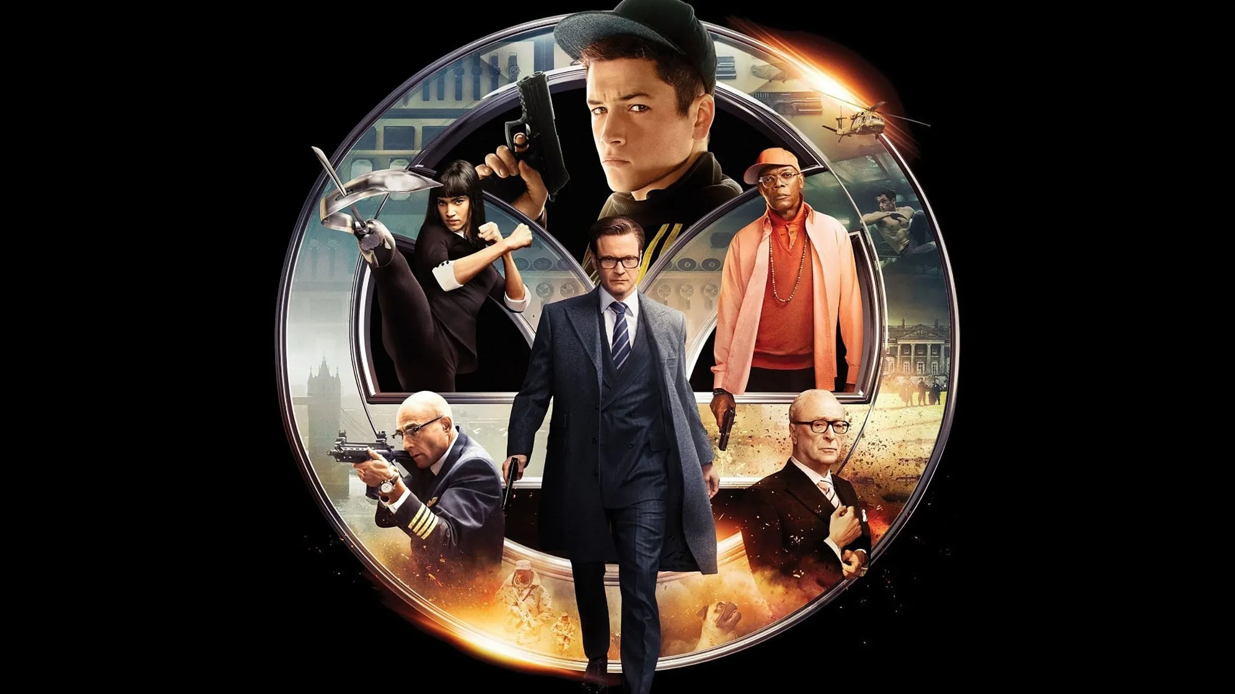 Key art for The Kingsman Secret Service (2015)